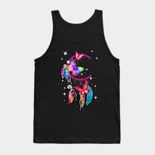 Butterfly Dreamcatcher Moon Tank Top